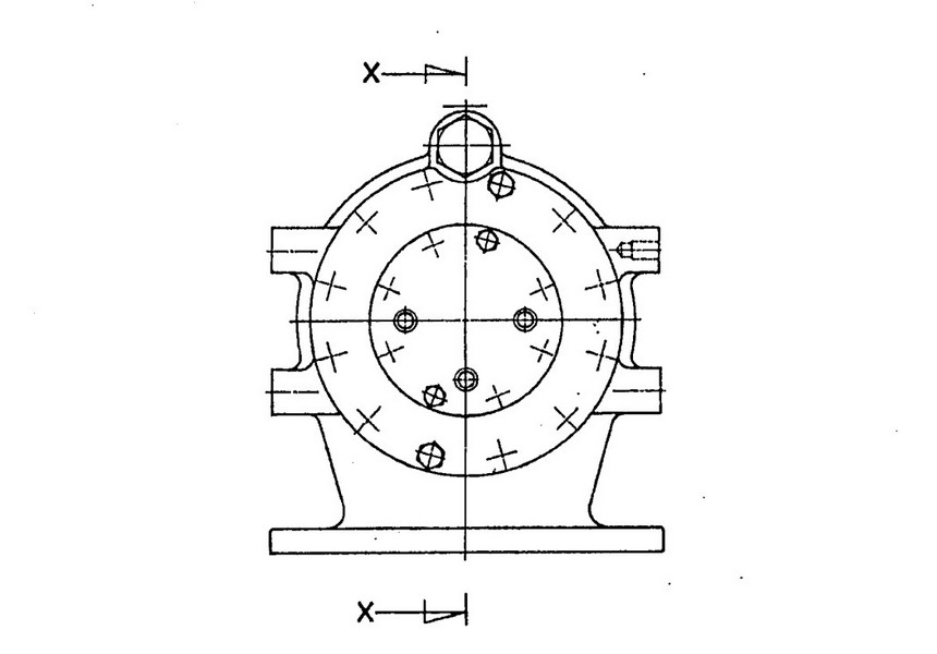 Схема корпуса Intake Valve